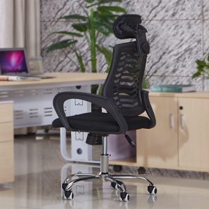 Ghế văn phòng lưng xương cá tựa đầu chân xoay Gx410 02