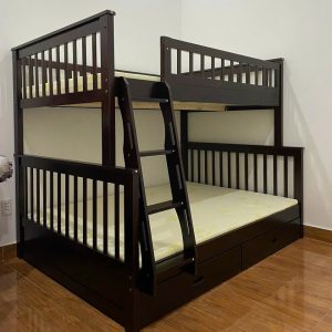 Mẫu Giường Gỗ Giường Tầng MS: 02
