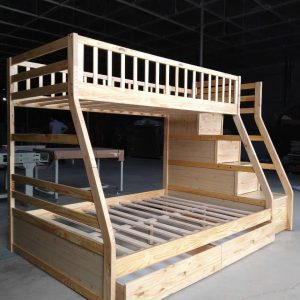 Mẫu Giường Gỗ Giường Tầng MS: 03