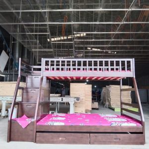 Mẫu Giường Gỗ Giường Tầng MS: 04